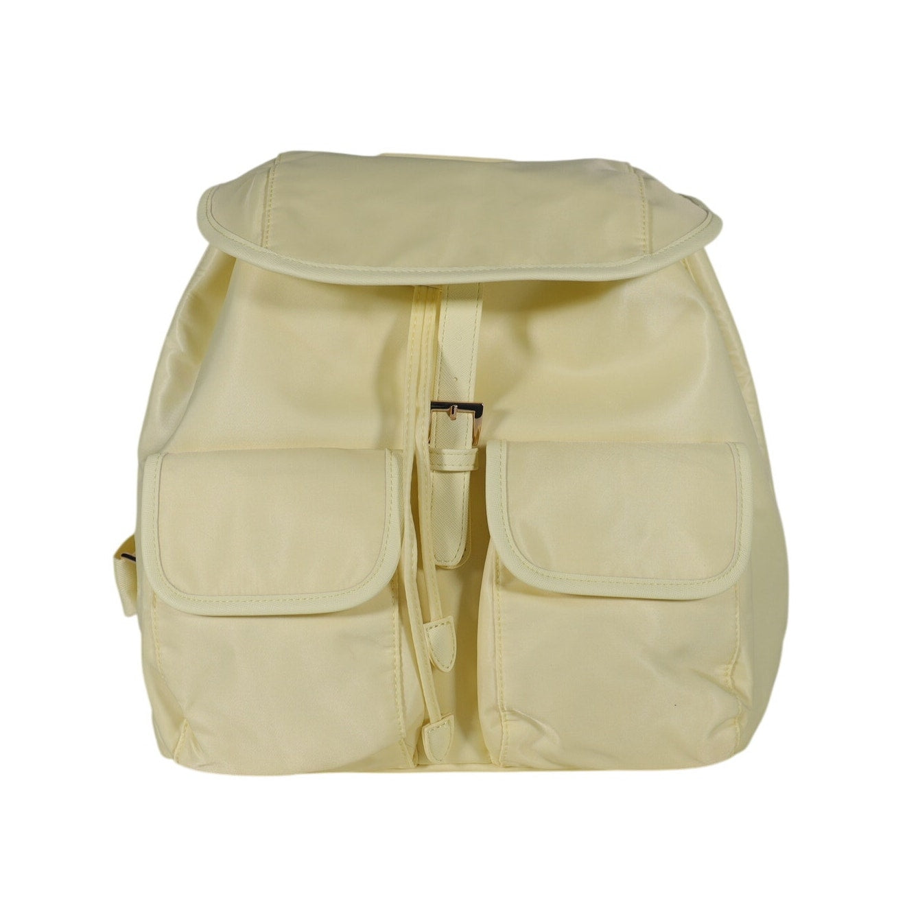 Year of Ours Nylon Drawstring Lightweight Backpack - Baby Yellow