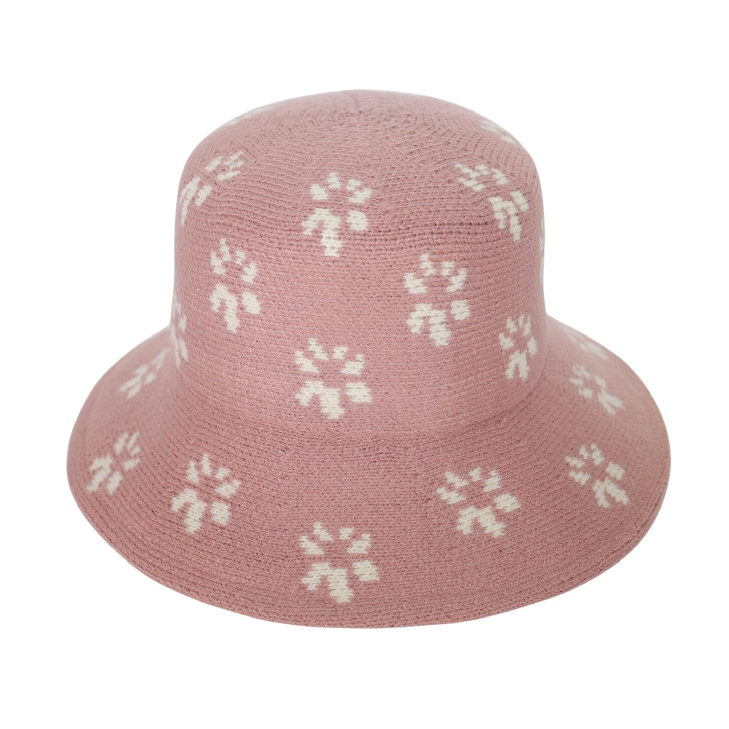 San Diego Hat Rose Wilder Wool Bucket Hat - One Size - Blush Pink