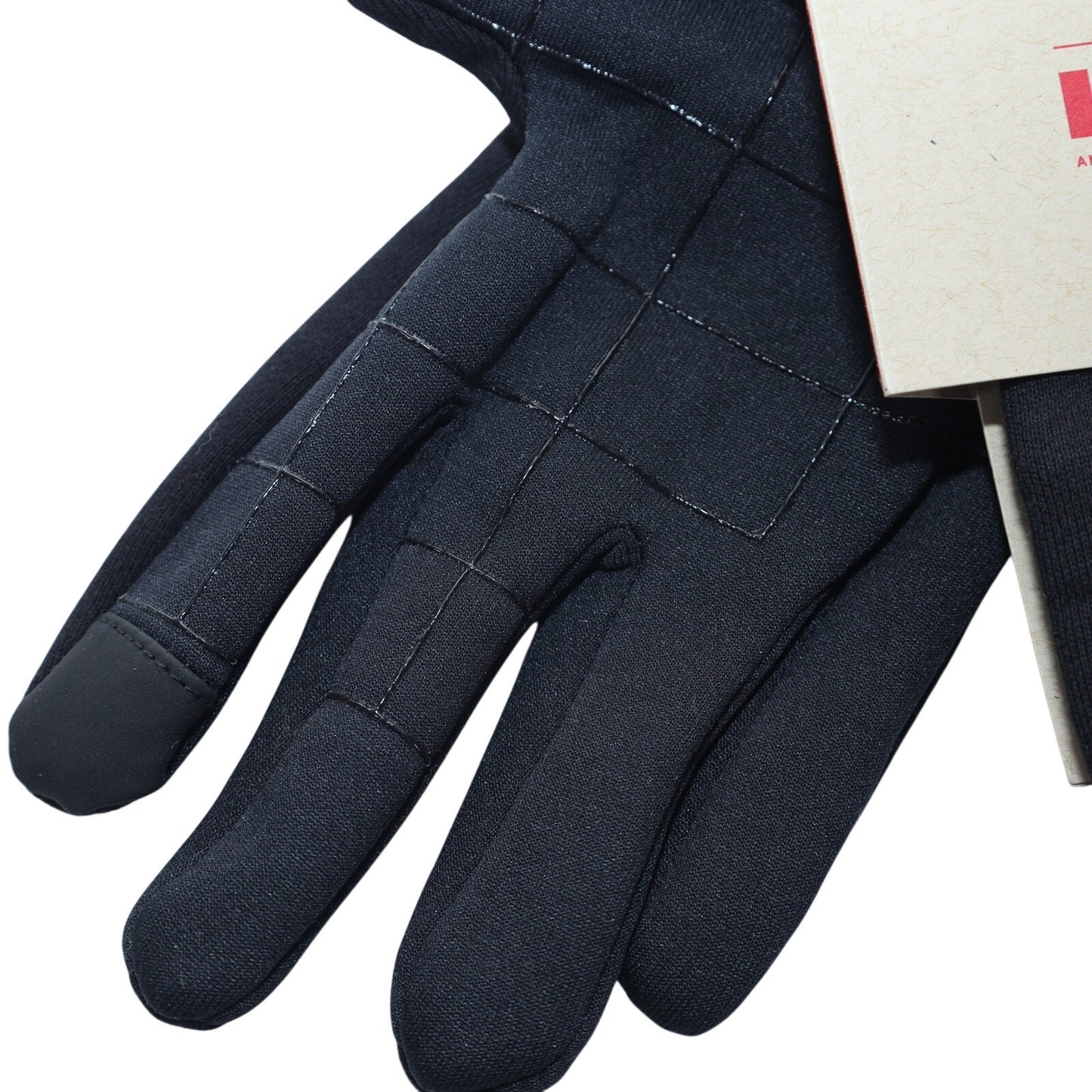 Levi's Mens Intelitouch Active Fit Winter Gloves - Mens XL - Black/Red