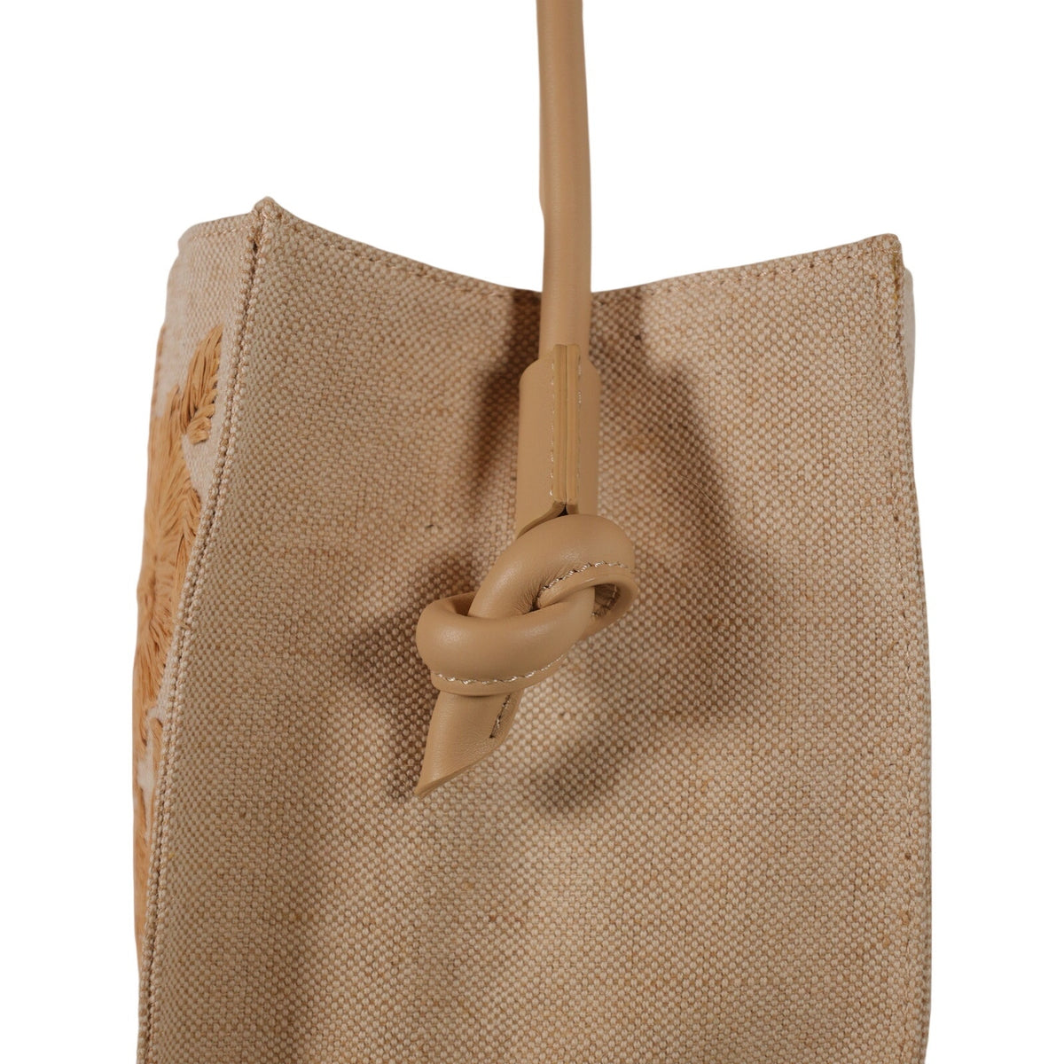 Spartina 449 Piper Raffia Canvas Tote Bag - Calm Waters
