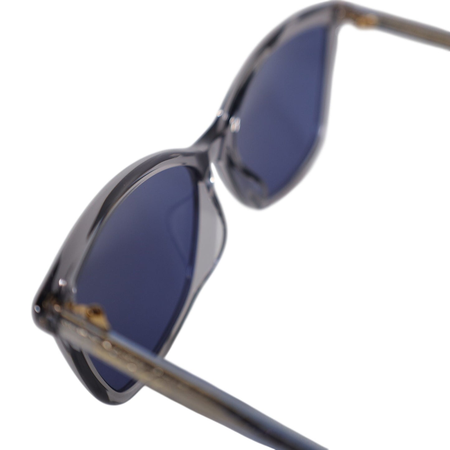 Jimmy Choo Cat Eye Women's Designer Sunglasses - Transparent Grey / Blue