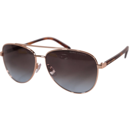 Marc Jacobs Metal Aviator Sunglasses - Gold / Havana