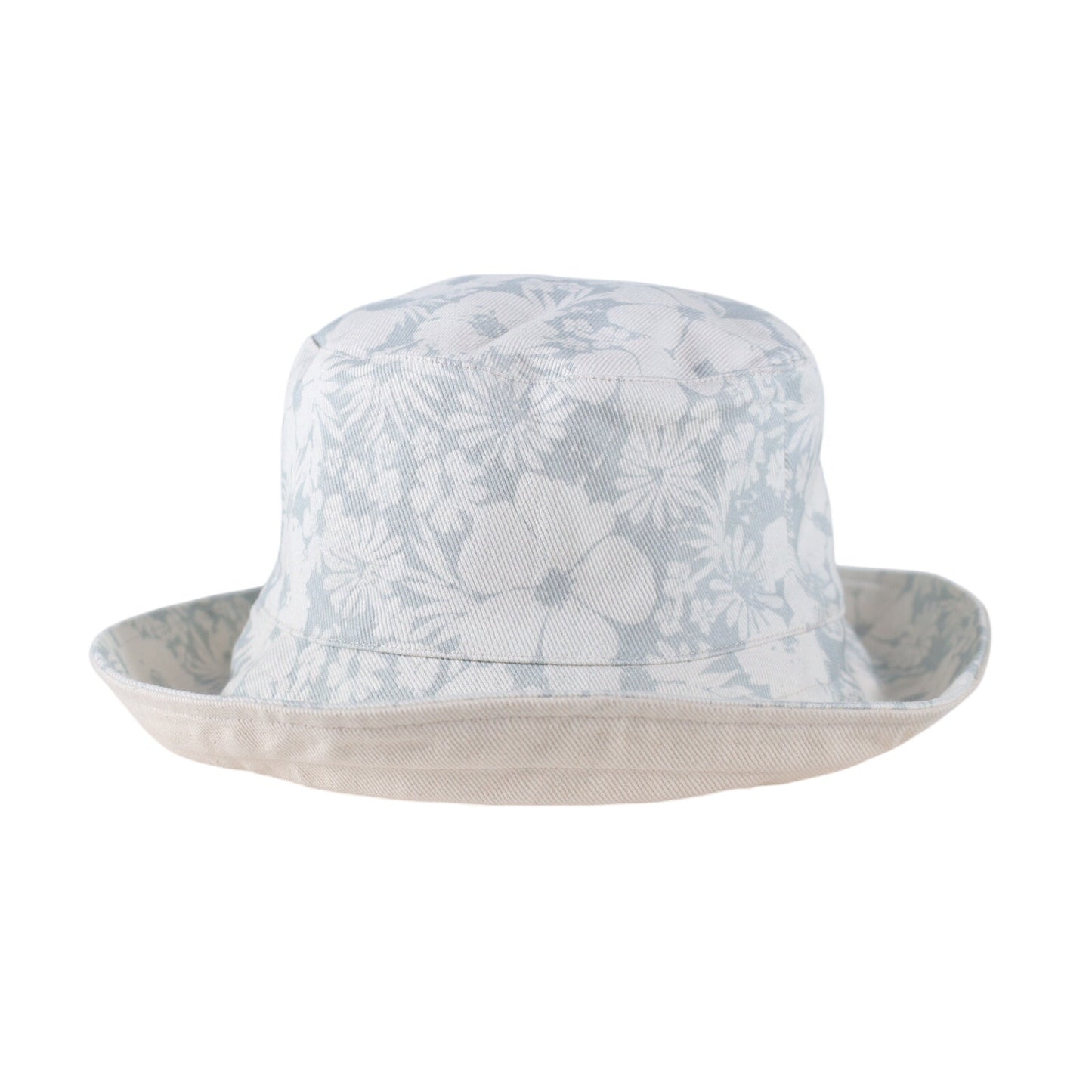 Gentle Fawn Womens Reversible Cotton Bucket Hat - Mist Tropic Floral - M/L