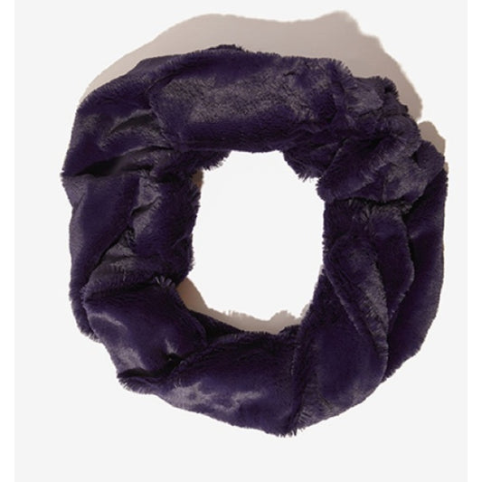 The Jetset Diaries Faux Fur Infinity Scarf - One Size - Midnight Blue