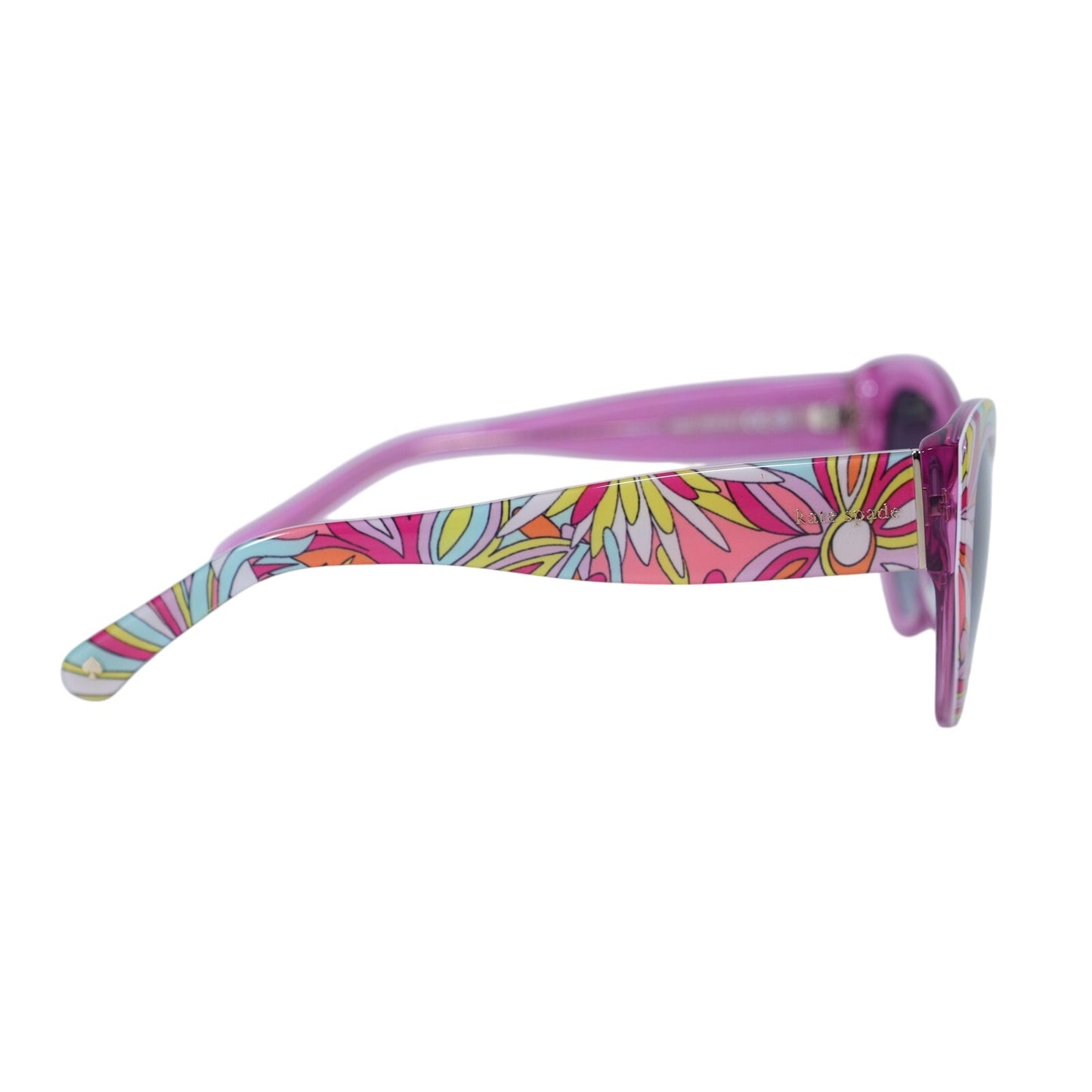 Kate Spade PAISLEIGH Floral Cat Eye Womens Sunglasses - Pink Flower Print - NWT