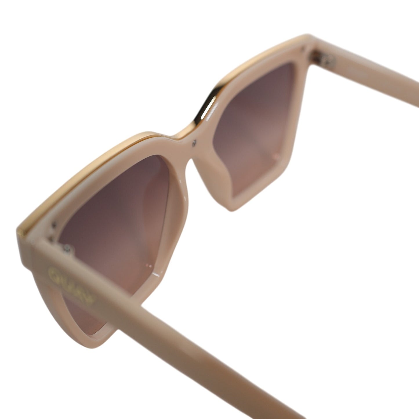 Quay Australia LEVEL UP Square Sunglasses - Champagne / Brown Fawn