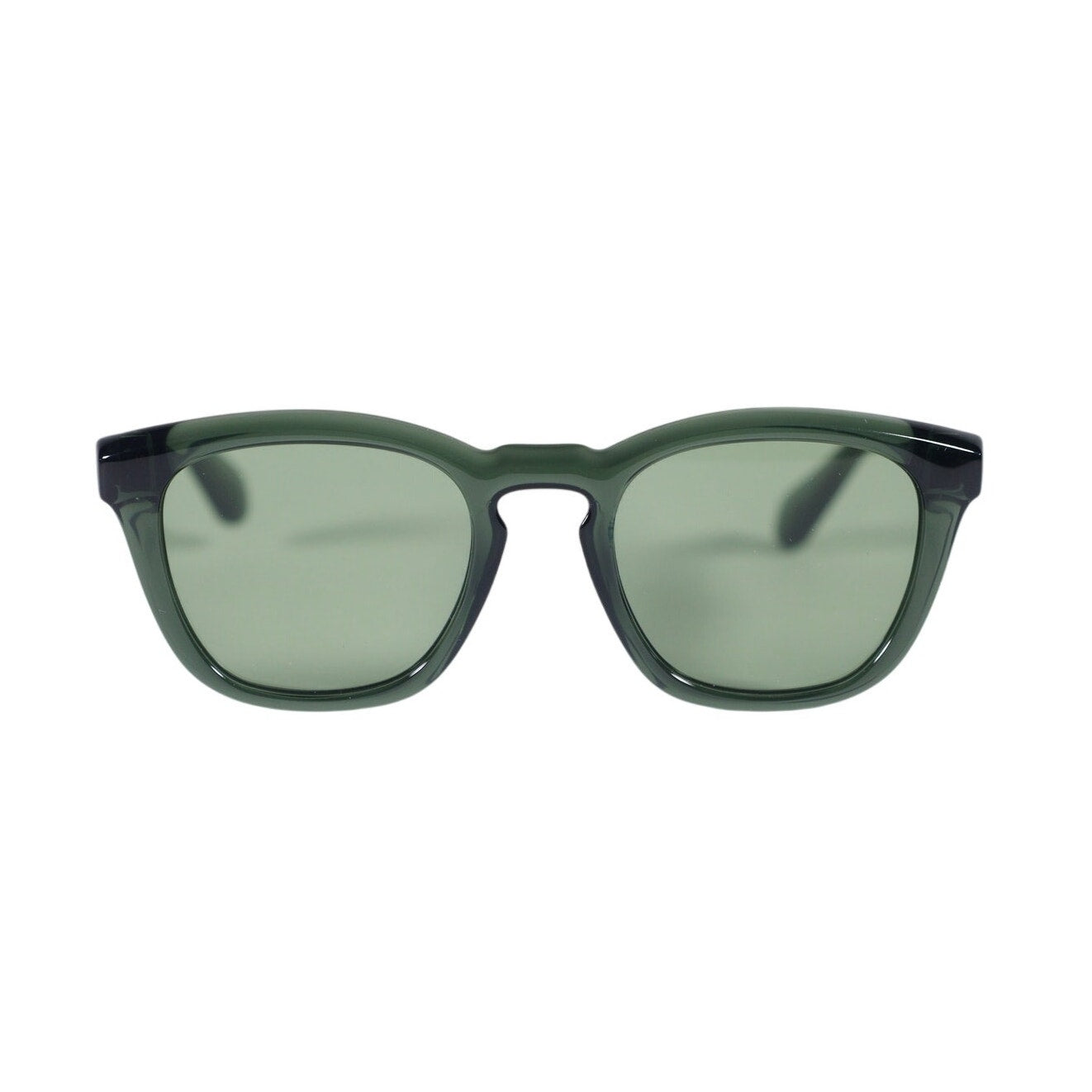 Salvatore Ferragamo Round Sunglasses - Green / Green