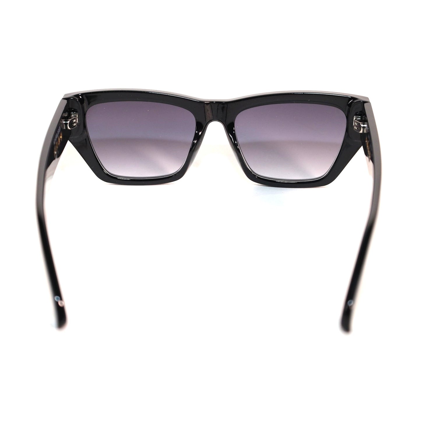 Quay Australia NO APOLOGIES Geometric Square Sunglasses - Black / Smoke