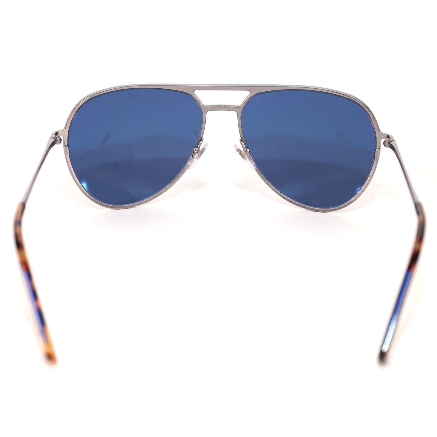 Montblanc Mens Aviator Sunglasses - Gunmetal Grey/Blue