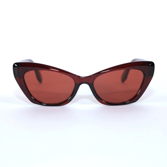 Le Specs EYE TRASH Cat Eye Womens Sunglasses - Chocolate Brown