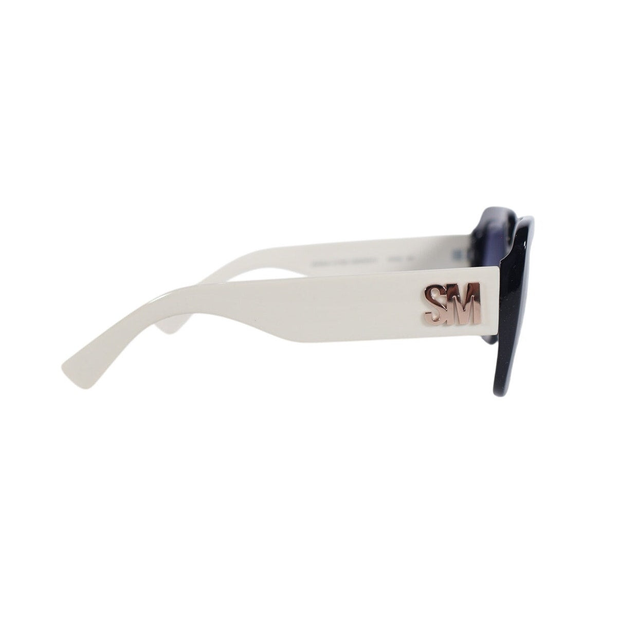 Steve Madden MARGIA Oversized Square Sunglasses - Black / White