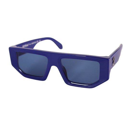 Off-White Rectangle Vancouver Sunglasses - Blue / Blue