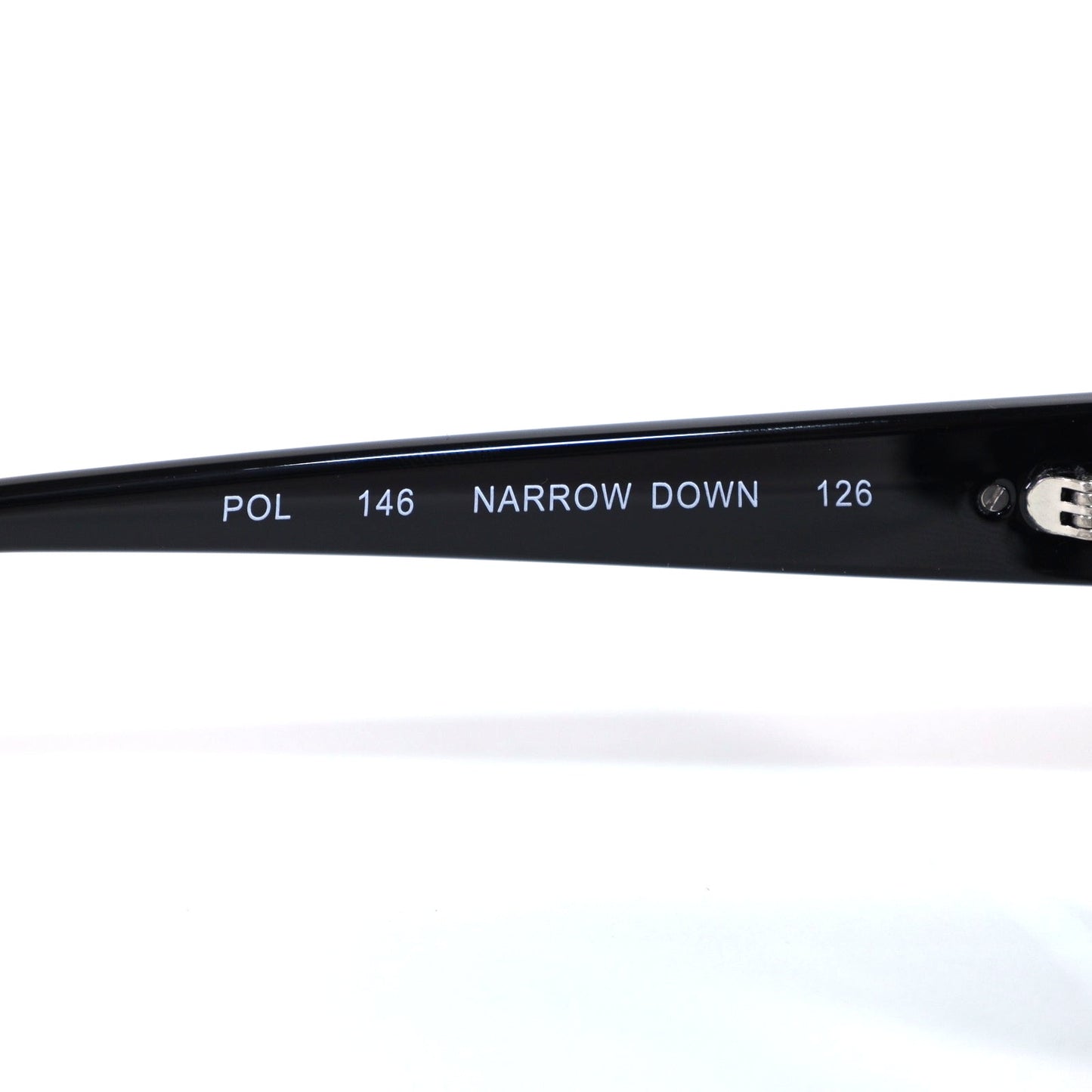Quay Australia NARROW DOWN Cat Eye Sunglasses - Black / Smoke Polarized
