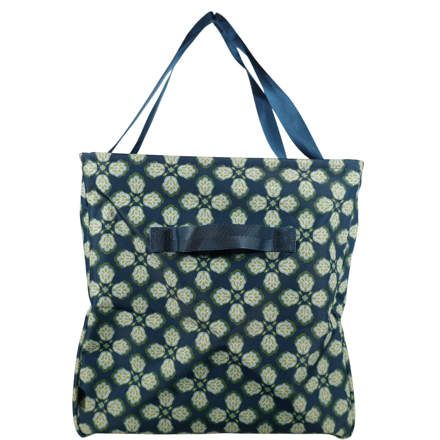 Vera Bradley Large Collapsible Storage Car Tote - Butter Cookie Medallion