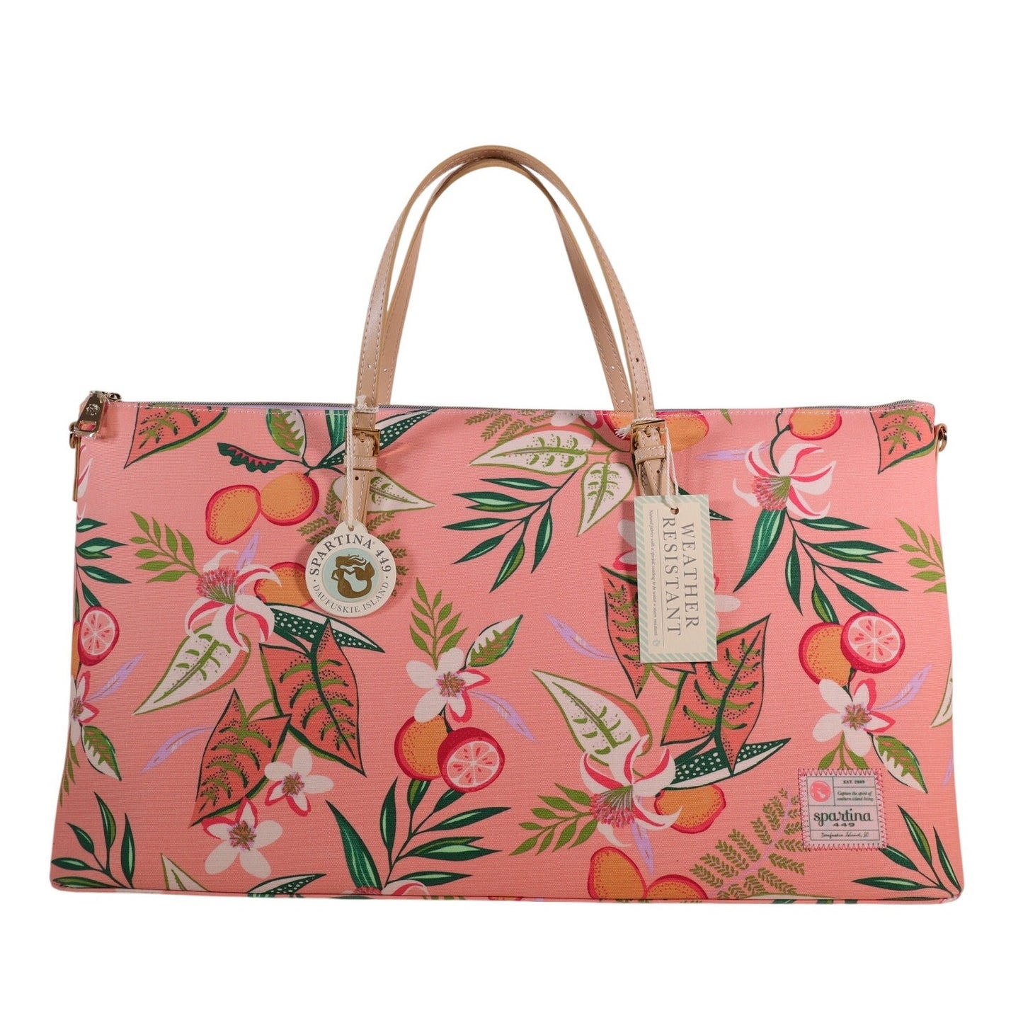 Spartina 449 Voyager Travel Duffle Bag - Pink Lemonade