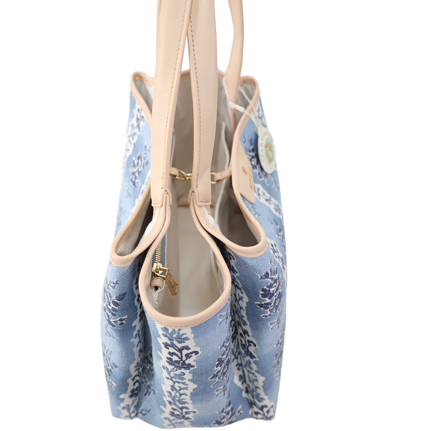 Spartina 449 Isla Tote - Peepele Song - Navy/Blue/Cream/Tan