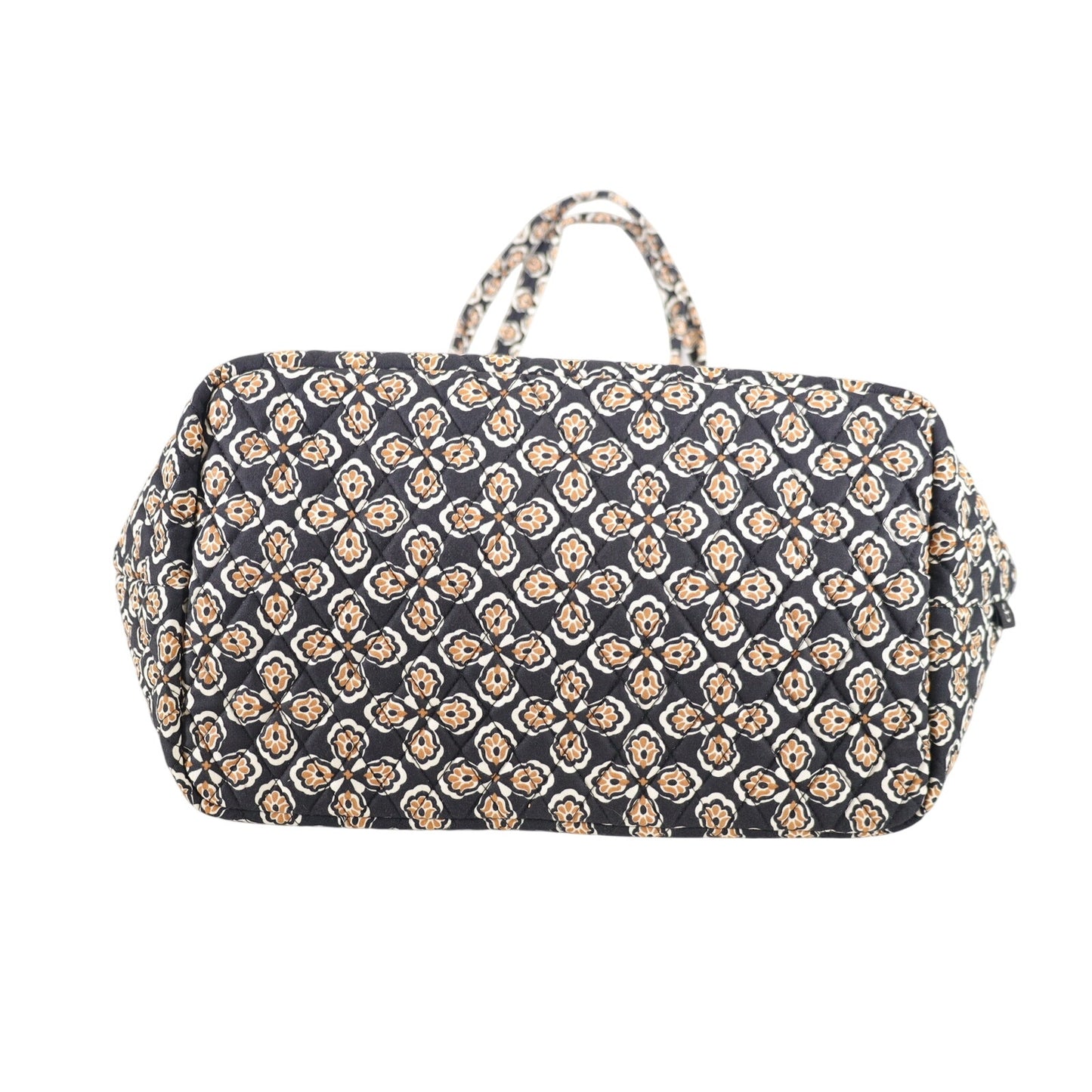 Vera Bradley Quilted Cotton Grand Tote - Butter Cookie Medallion Moonless Night