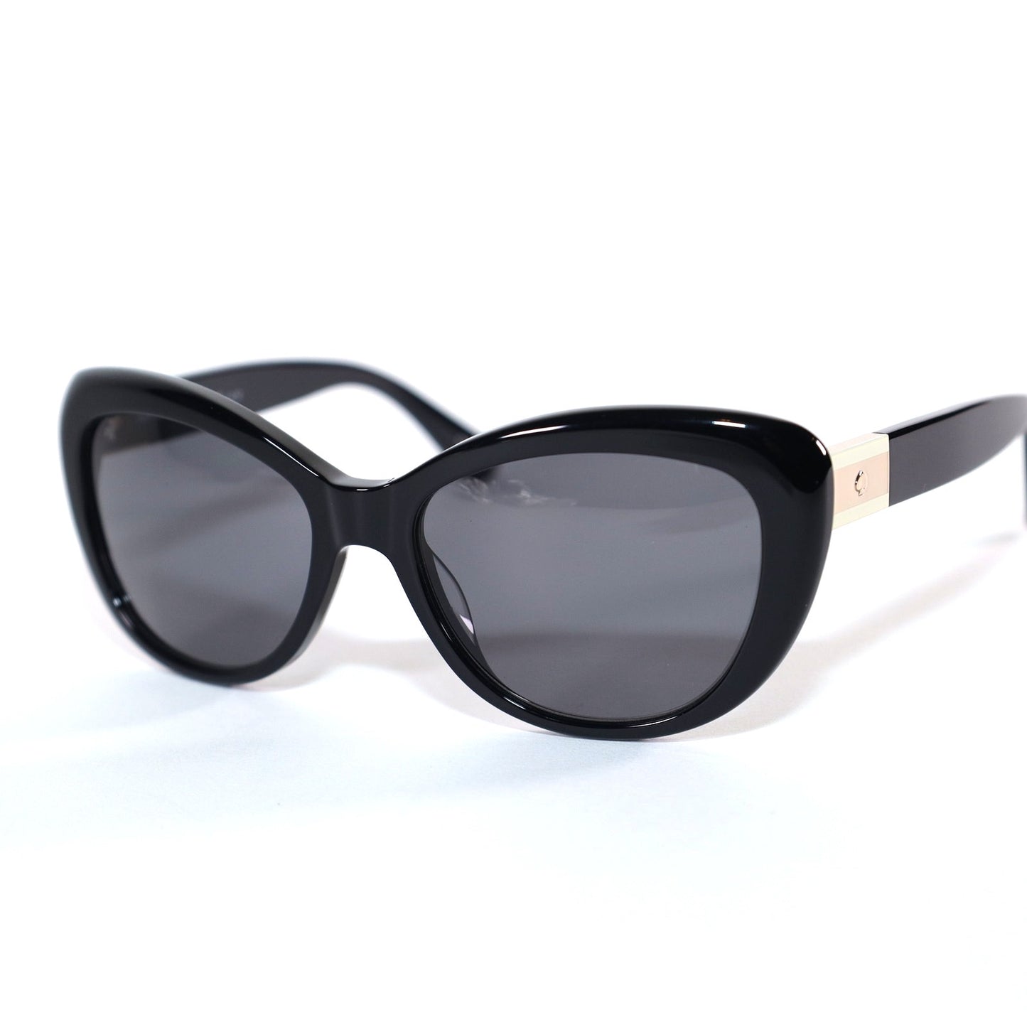 Kate Spade EMMALYNN Cat Eye Polarized Womens Sunglasses - Black/Grey