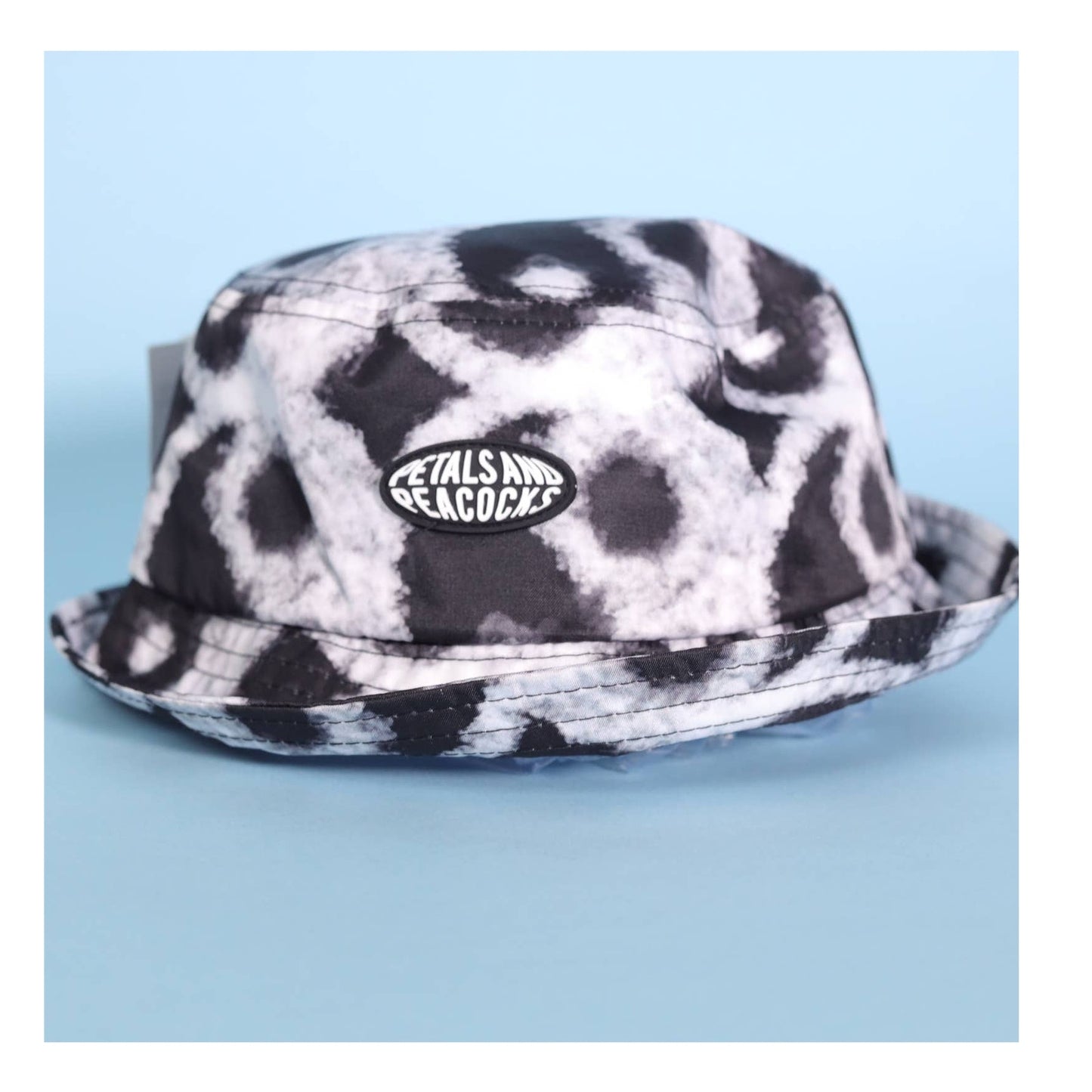 Petals and Peacocks In The Clouds Tie Dye Bucket Hat