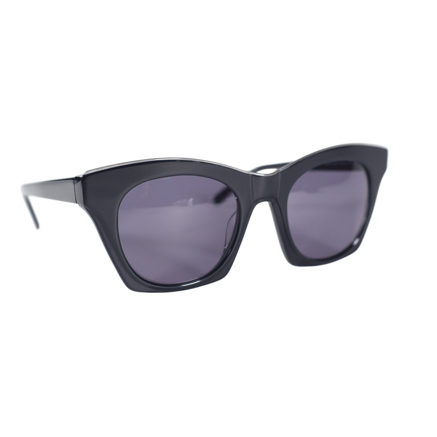 DKNY Square Cat Eye Women's Designer Sunglasses – Black / Grey