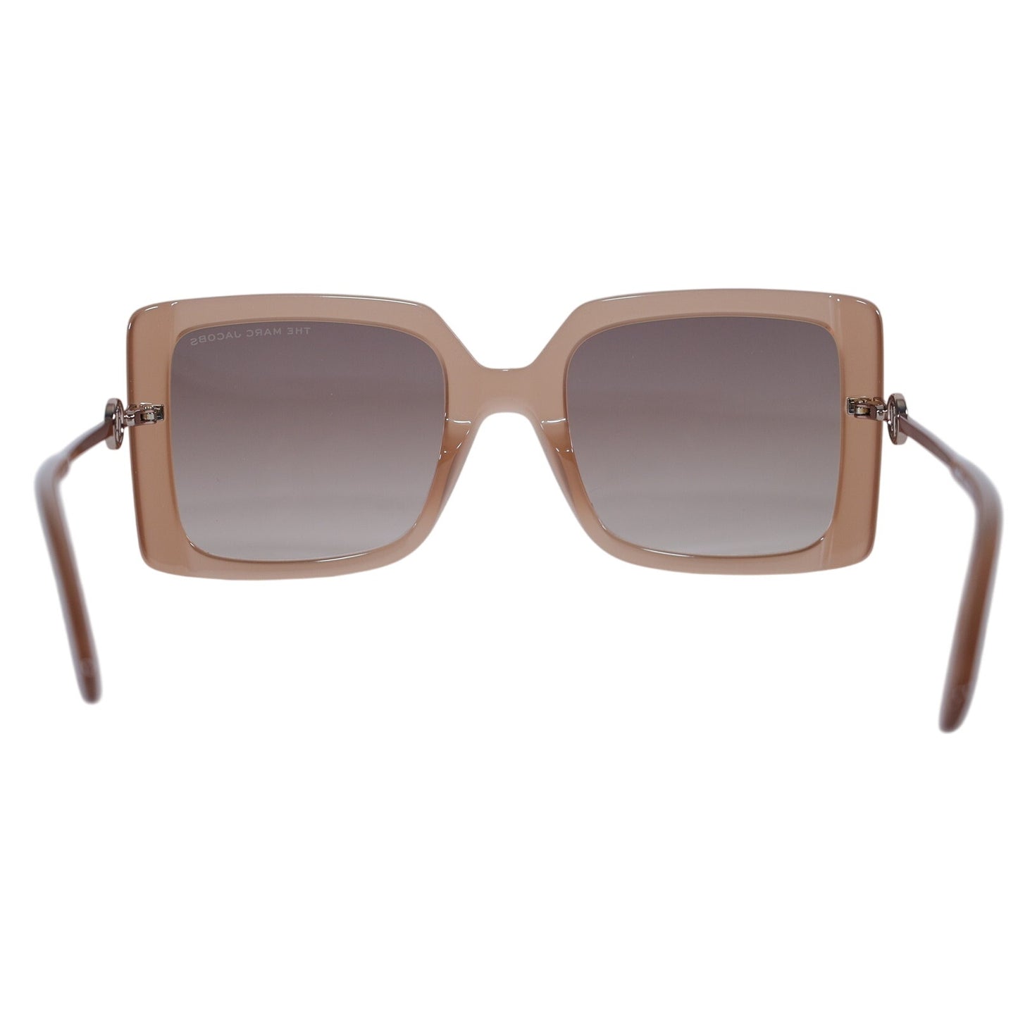 Marc Jacobs Square Oversized Womens Sunglasses - Beige / Brown