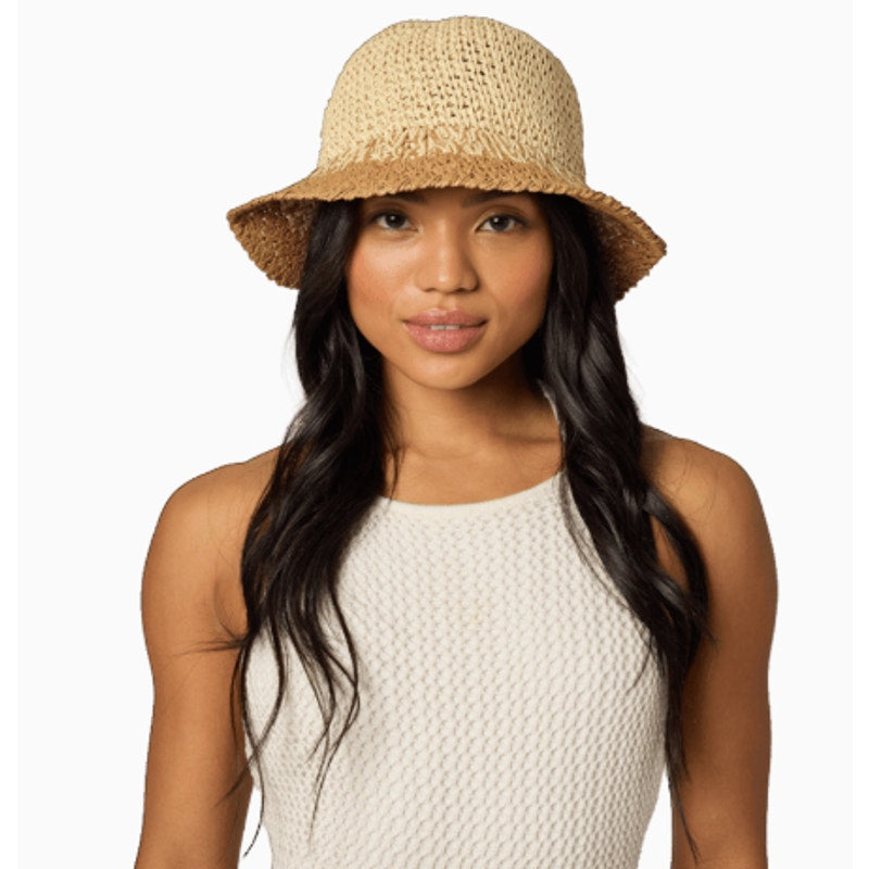 Eugenia Kim - Bailey Natural Ombre Straw Bucket Hat - Natural Tan / Brown