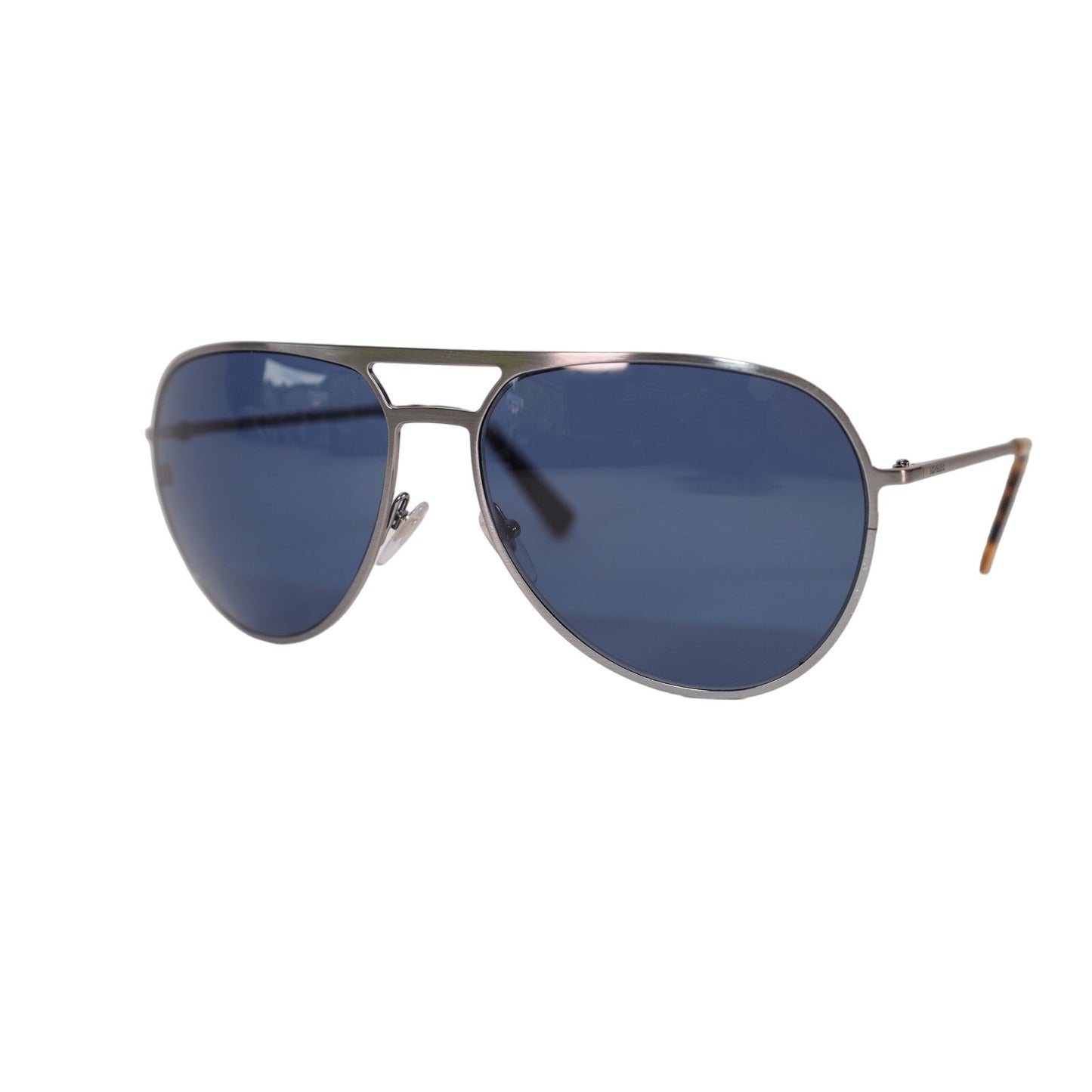 Montblanc Mens Aviator Sunglasses - Gunmetal Grey/Blue