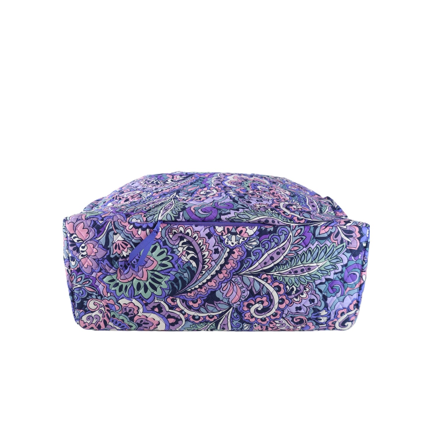 Vera Bradley Large Cotton Quilted Weekender Travel Bag - Floral Swirls