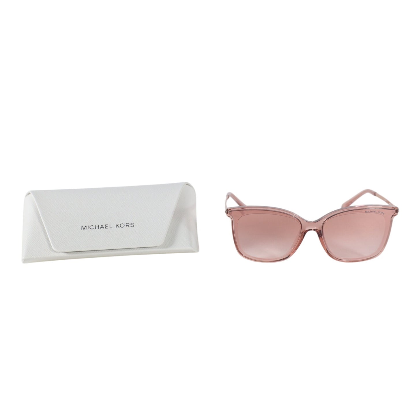 Michael Kors ZERMATT Women's Sunglasses-Transparent Pink / Rose Gold Mirror