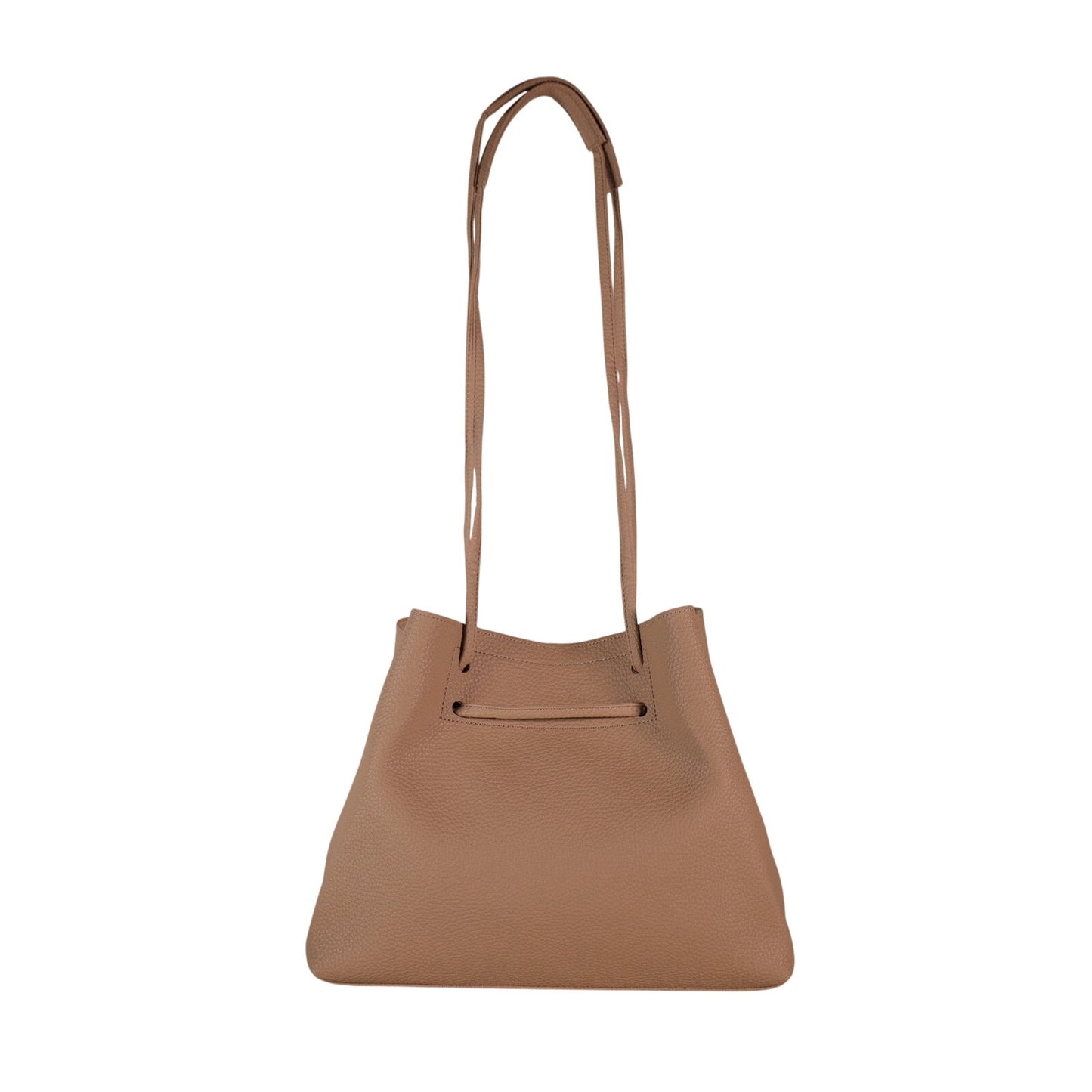 8 Other Reasons Vegan Pebbled Leather Slouchy Bucket Bag - Tan