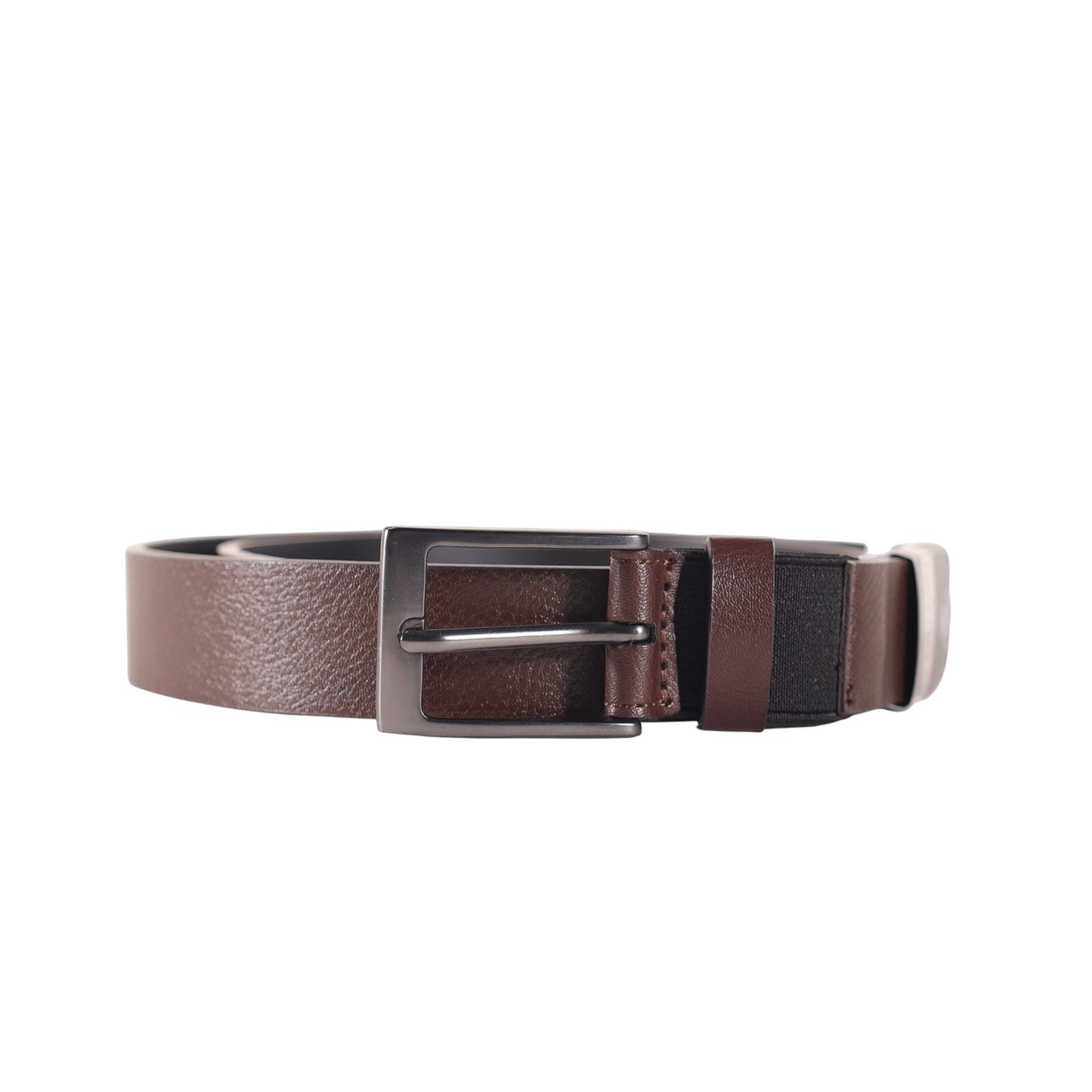 Alfani Alfatech Faux Brown Leather Men's Belt - Size Large 38/40