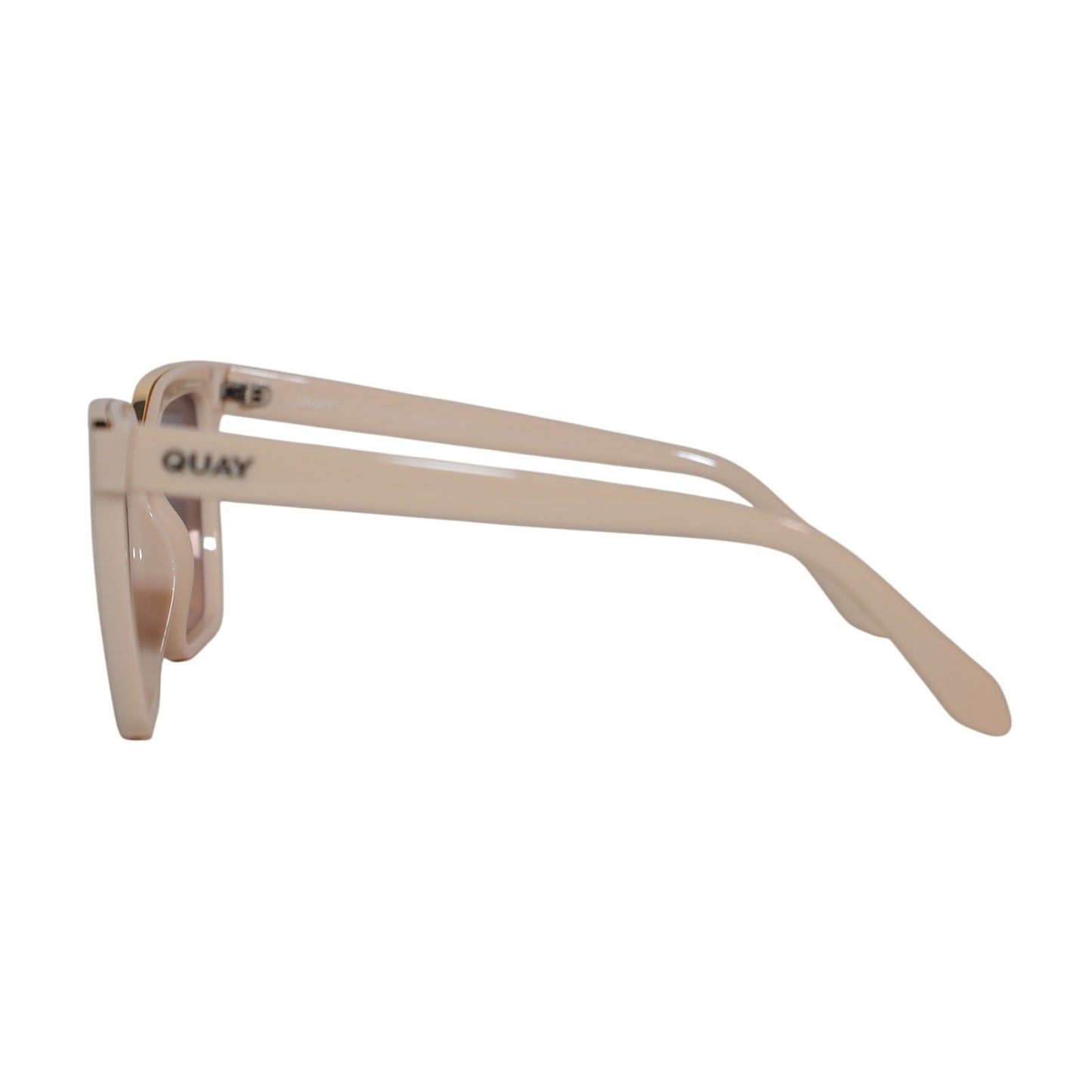 Quay Australia LEVEL UP Square Sunglasses - Champagne / Brown Fawn