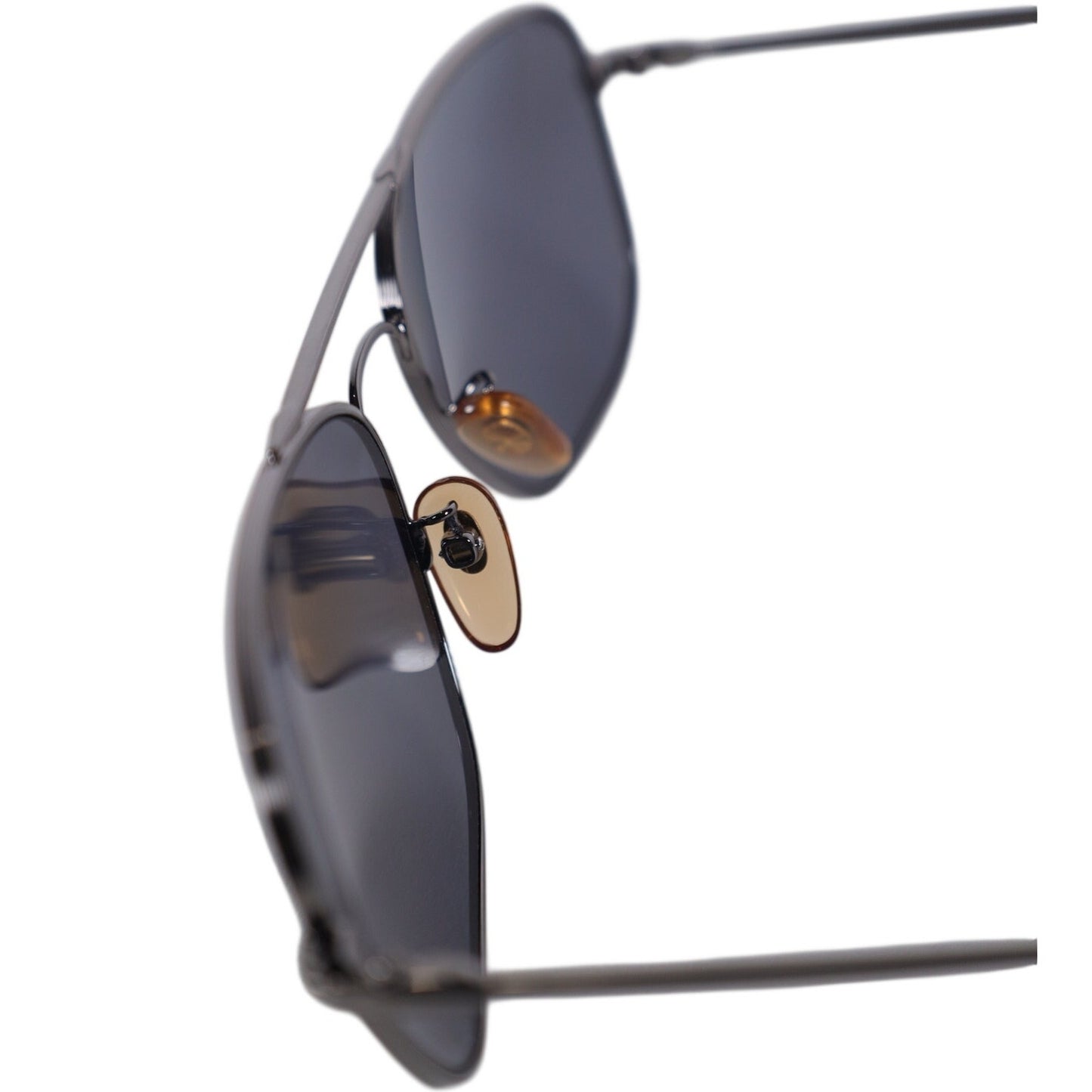 David Beckham Square Aviator Polarized Men's Sunglasses–Dark Ruthenium/Gray
