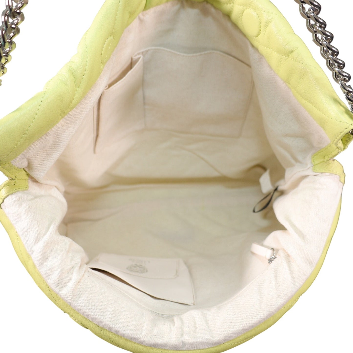 Vince Camuto Quilted Leather Shoulder Bag – Celery Green / Chartreuse
