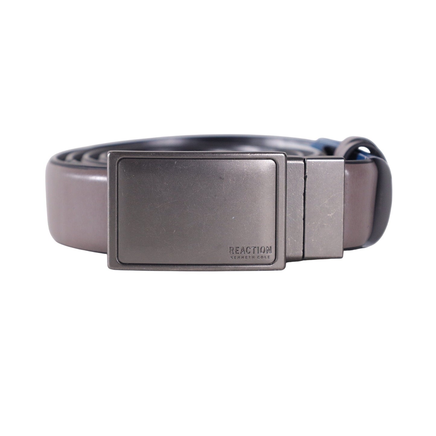 Kenneth Cole Reaction Reversible Exact System Stretch Belt – Gray/Black