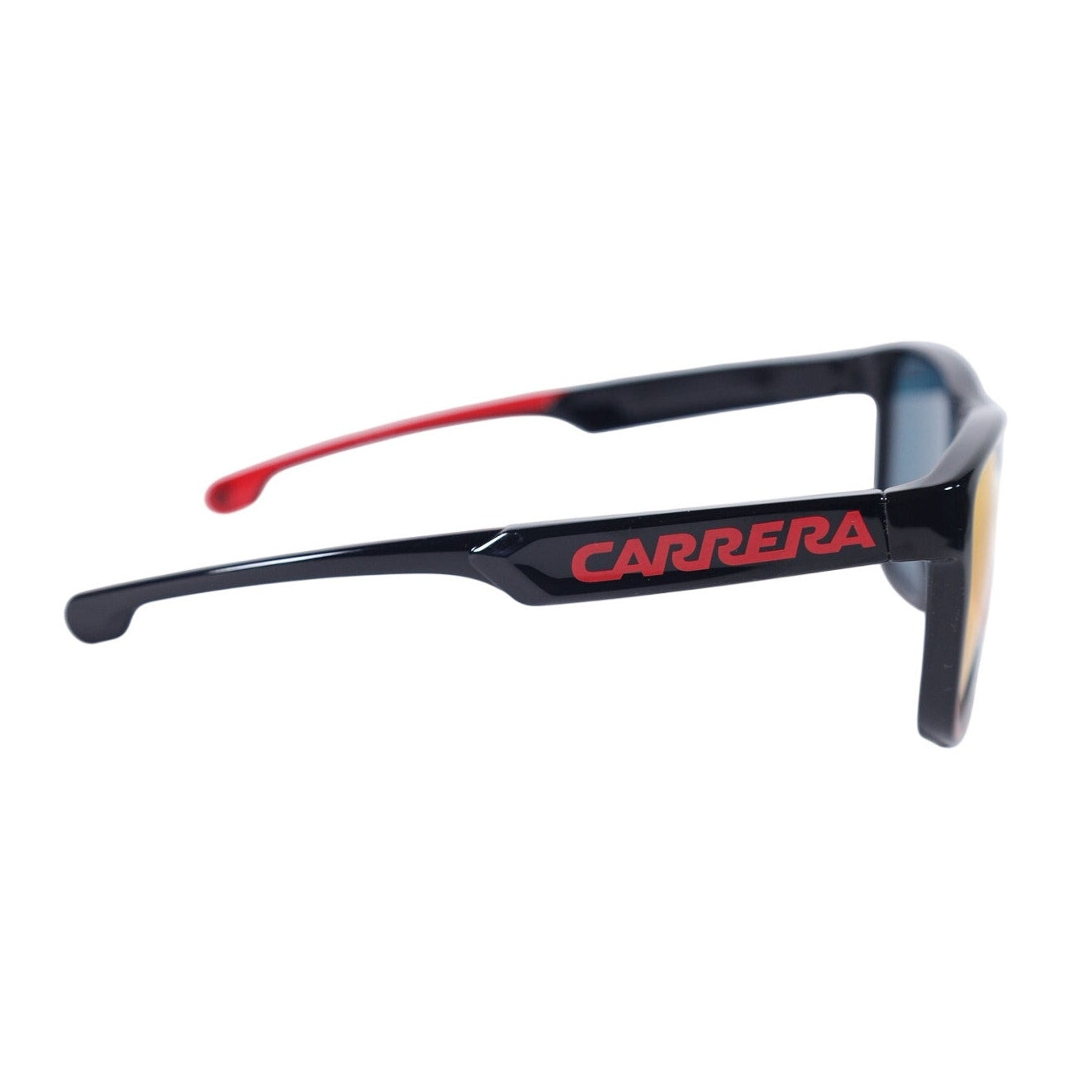 Carrera x Ducati Square Lightweight Sunglasses - Black Frame/Red Mirrored