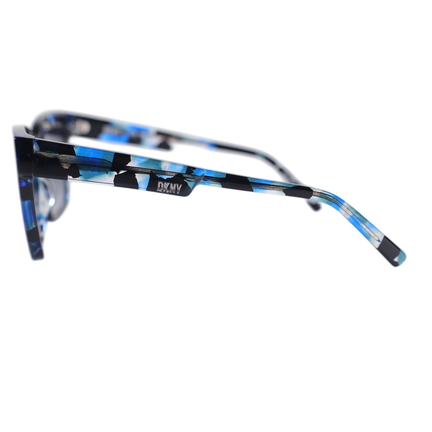 DKNY Square Women's Designer Sunglasses - Sapphire Tortoise / Blue