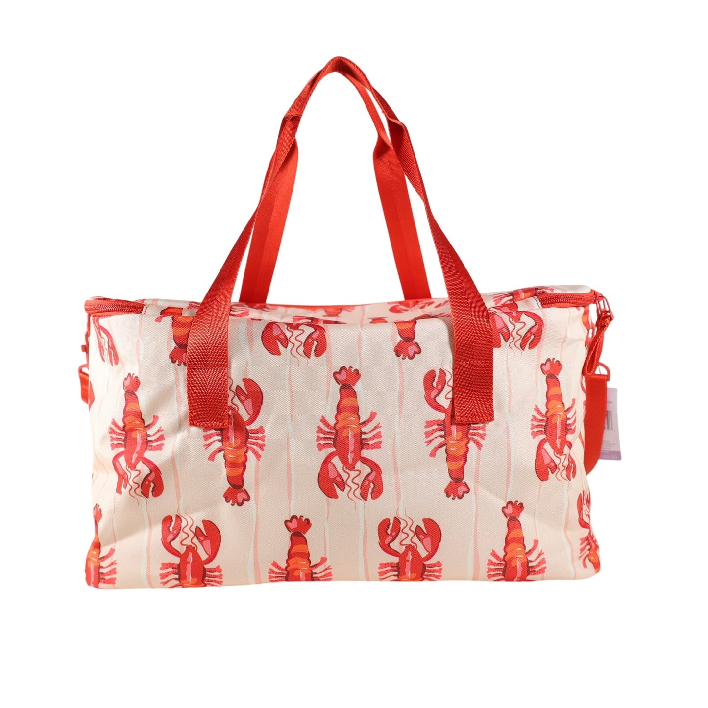 Vera Bradley Lobster Print Insulated Family Cooler Beach Picnic Travel Bag