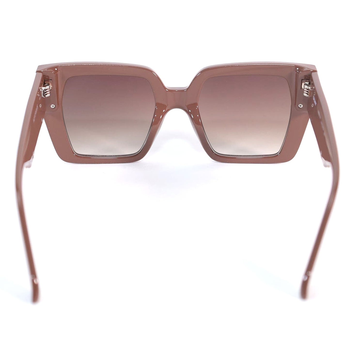 Quay Australia NOTORIOUS Oversized Square Womens Sunglasses - Doe/Brown