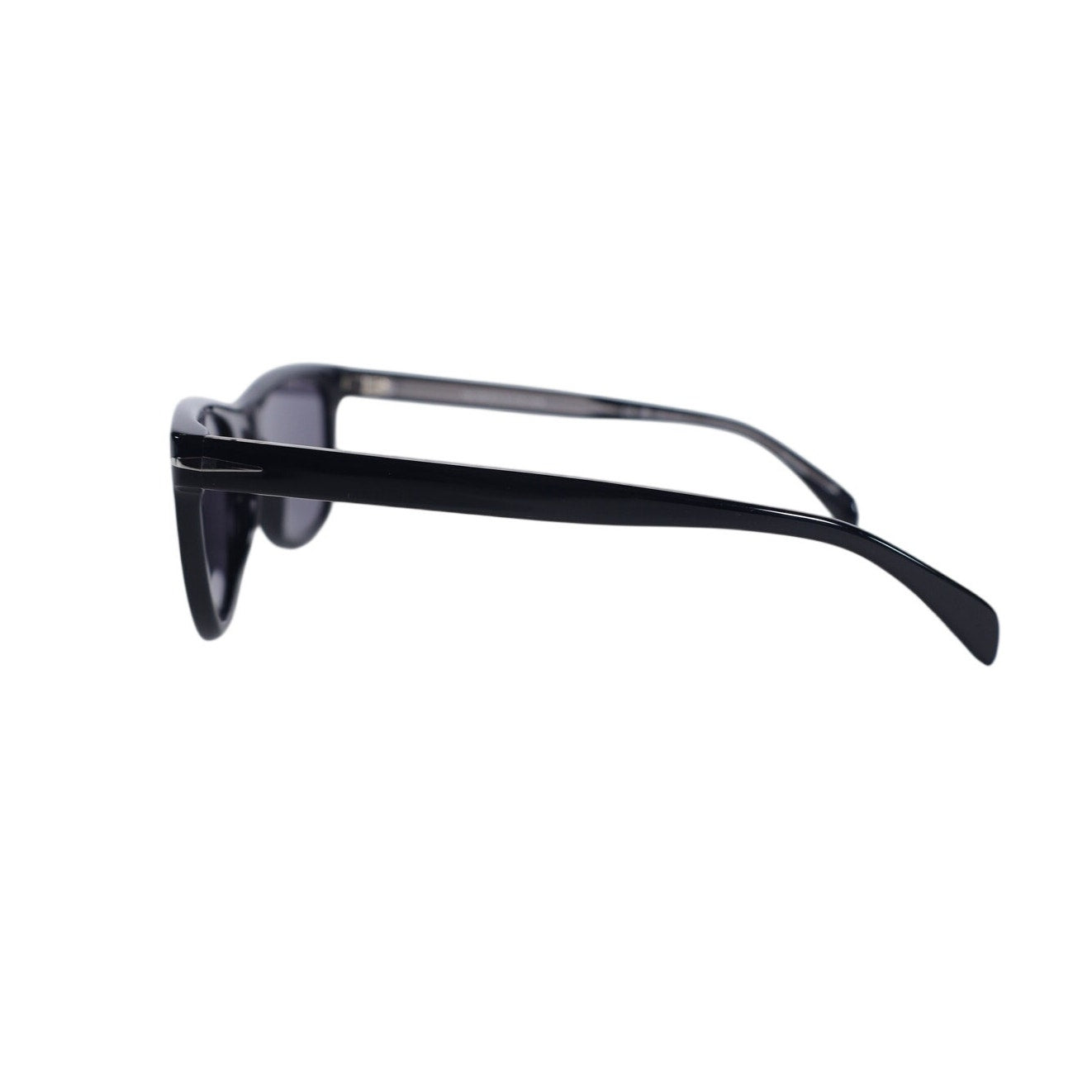 David Beckham Men's Square Polarized Sunglasses - Black / Grey