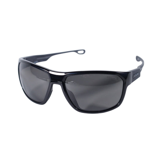 Carrera Men's Wraparound Sport Polarized Sunglasses - Black / Grey Mirror