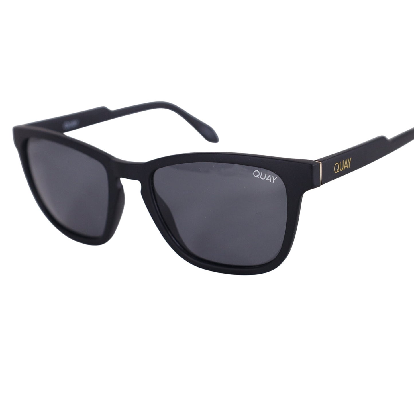 Quay Australia HARDWIRE Polarized Sunglasses - Matte Black / Smoke