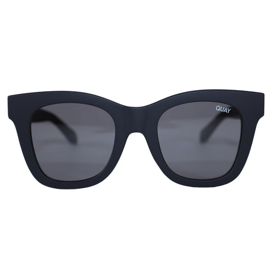 Quay Australia AFTER HOURS Cat Eye Womens Sunglasses - Matte Black/Smoke