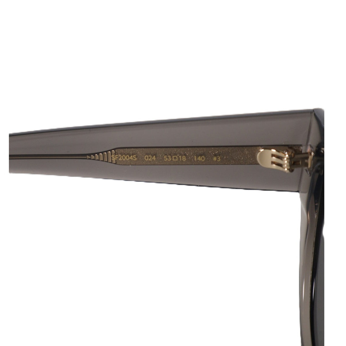 Salvatore Ferragamo Women's Cat Eye Sunglasses - Transparent Grey / Black