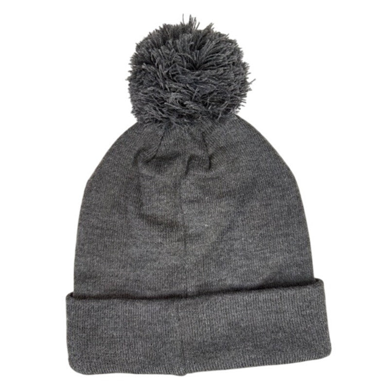 Sun + Stone Charcoal Gray Knit Pom Beanie
