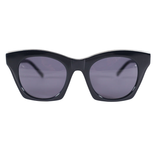 DKNY Square Cat Eye Women's Designer Sunglasses – Black / Grey