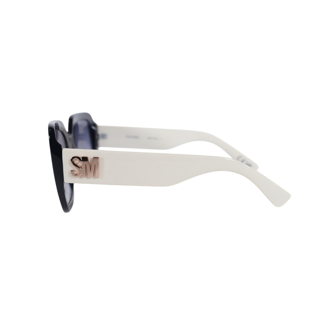 Steve Madden MARGIA Oversized Square Sunglasses - Black / White