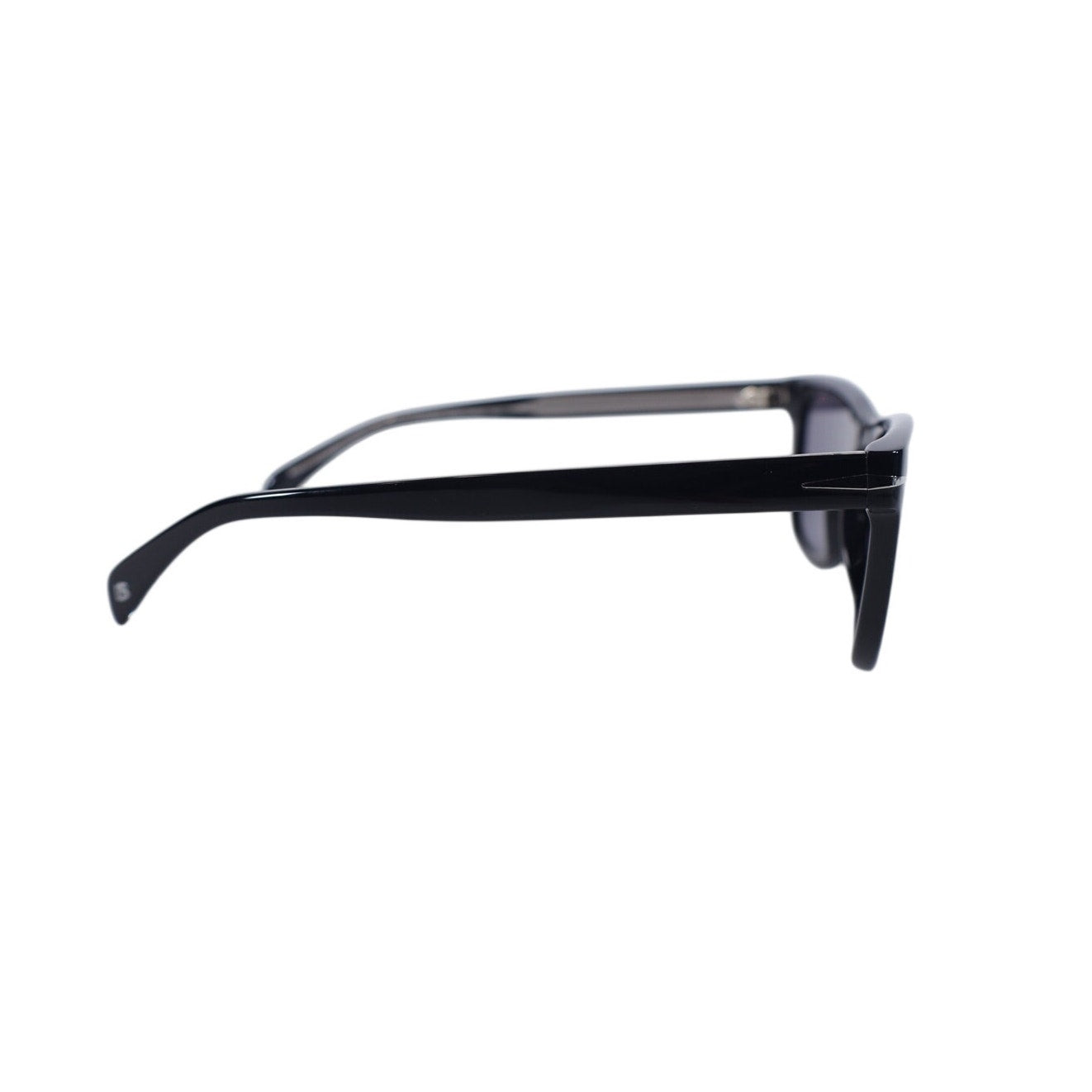 David Beckham Men's Square Polarized Sunglasses - Black / Grey