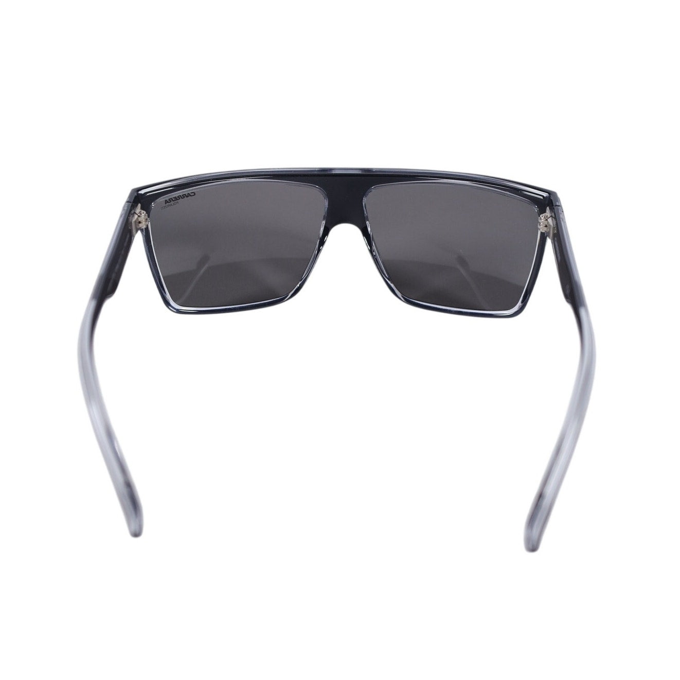 Carrera Men's Square Lightweight Sunglasses - Black Crystal/Grey Polarized