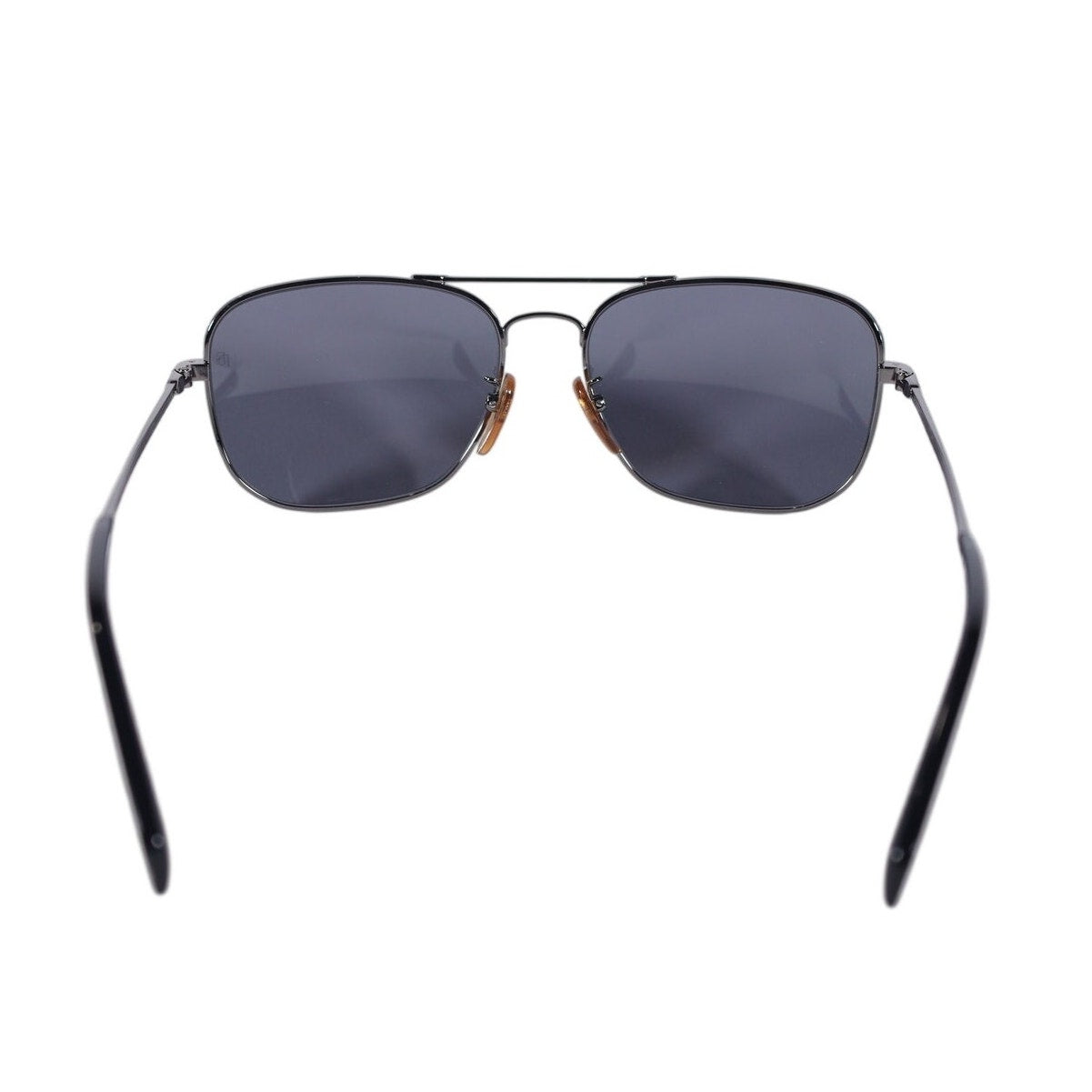 David Beckham Square Aviator Polarized Men's Sunglasses–Dark Ruthenium/Gray